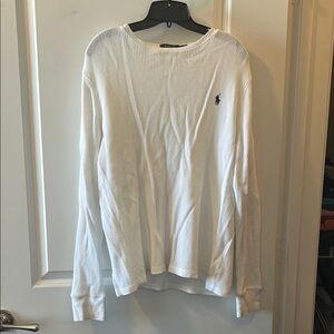 Polo by Ralph Lauren White Long Sleeve Tee